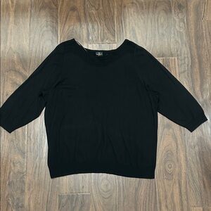 Worthington Black Crew Neck Sweater